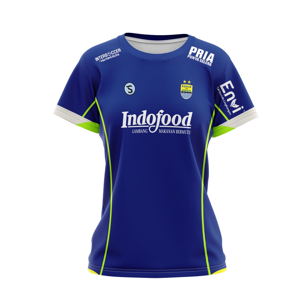 Baju Kaos Tshirt Jersey Club Sepakbola Persib 2022-2023 Home Hitam O-Neck Free Custom Name + Nomor F