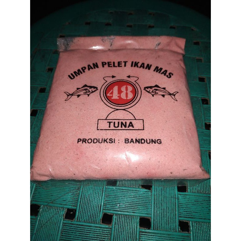 Umpan Pancing Pelet 48 Merah Ikan Mas Tuna