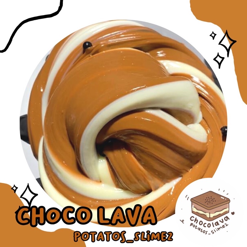 Choco Lava Slime Potatos 300ml | Potatos_Slime2