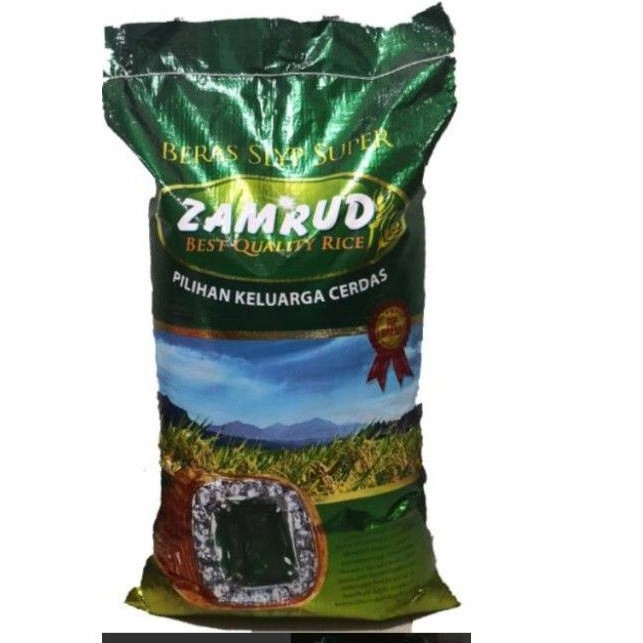 

Beras cap zambrud 20kg- GOSEND