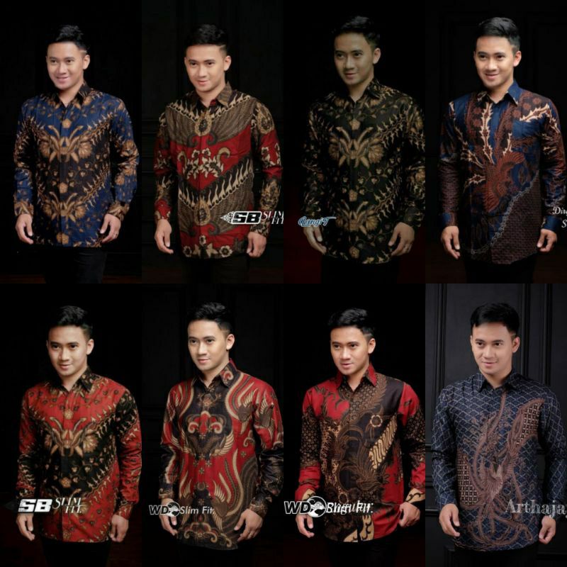 KEMEJA BATIK LENGAN PANJANG MOTIF KENONGO MODERN