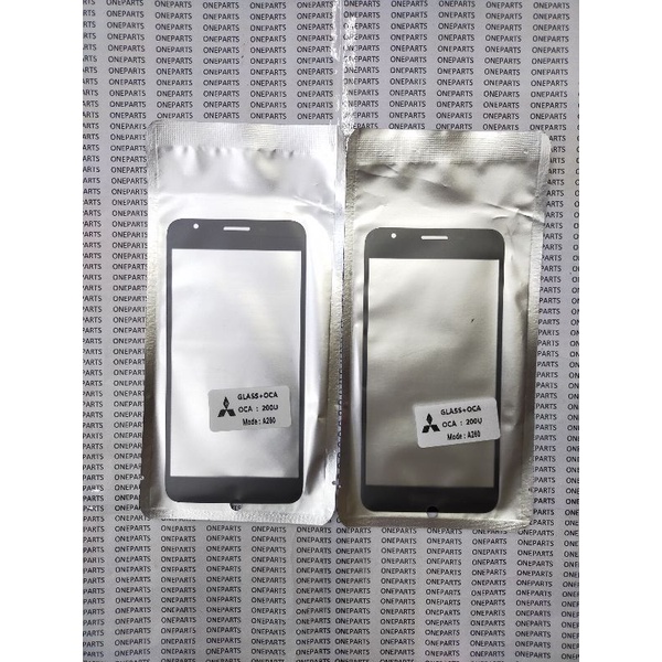 KACA GLASS LCD PLUS LEM OCA SAMSUNG GALAXY A2 CORE A260 ORIGINAL