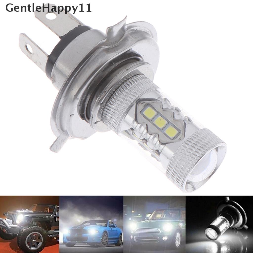 Gentlehappy 1Pc Lampu Kabut Depan LED H4 9003 80W Hi / Lo 90W Warna Putih Untuk Mobil