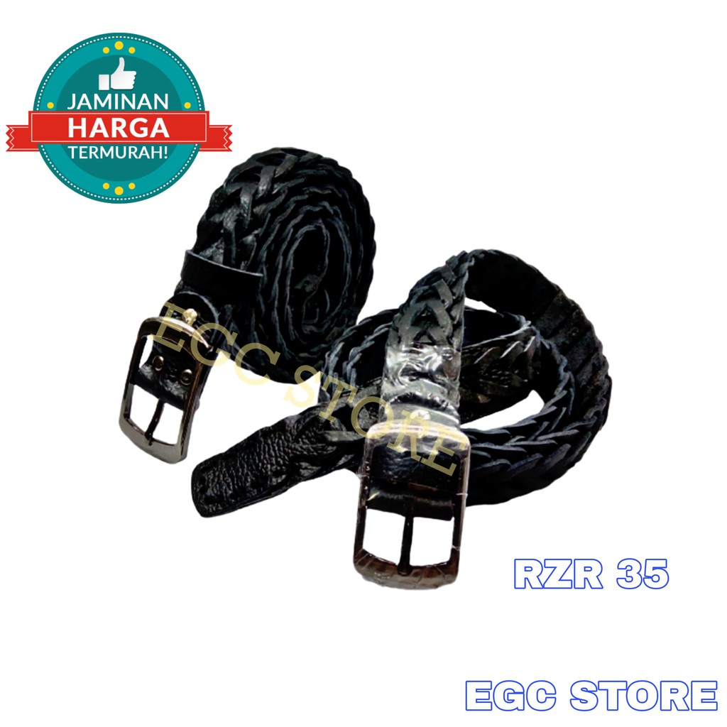 IKAT PINGGANG WANITA KULIT MODEL KEPANG / WOMEN LEATHER BELT RZR 35