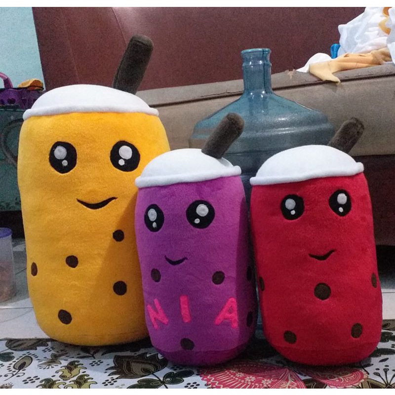 Boneka Boba Bubble Milk Tea / Bantal
