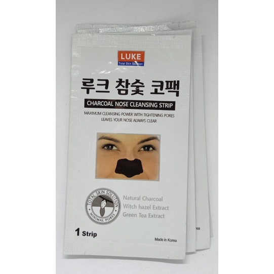 luke charcoal nose cleansing 1 strips sachet