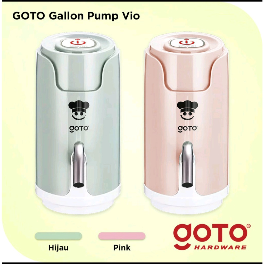 [garansi 1 tahun] original goto Pompa Galon Dispenser Air Minum Elektrik Recharge Gallon Pump Batera