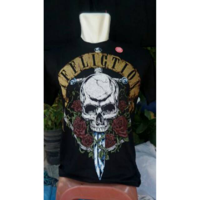 Baju distro tengkorak murah