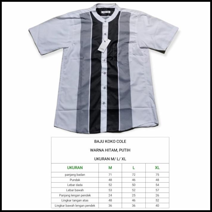 Baju koko cole pria / baju koko / Baju koko cole / koko / kemeja koko