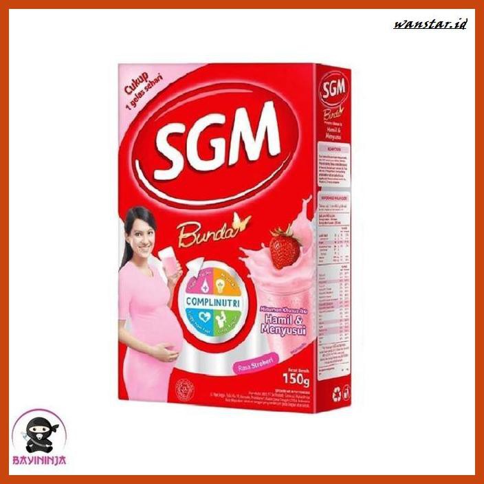 

NUTRISI-BUMIL- SGM BUNDA SUSU IBU HAMIL MENYUSUI STROBERI BOX 150G 150 G -BUMIL-SEHAD.