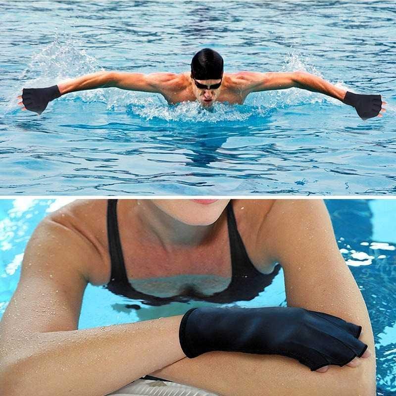 Sarung Tangan Renang Swimming Paddle Gloves - SG-534 - Black