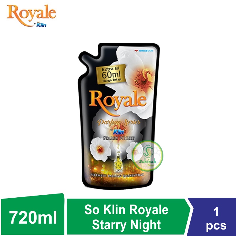 So Klin Royale Parfum Series Pelembut Pakian 720ml