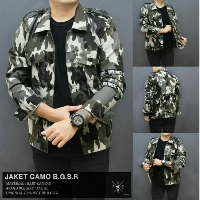 Bestseller JAKET CAMO BGSR ORIGINAL LORENG top