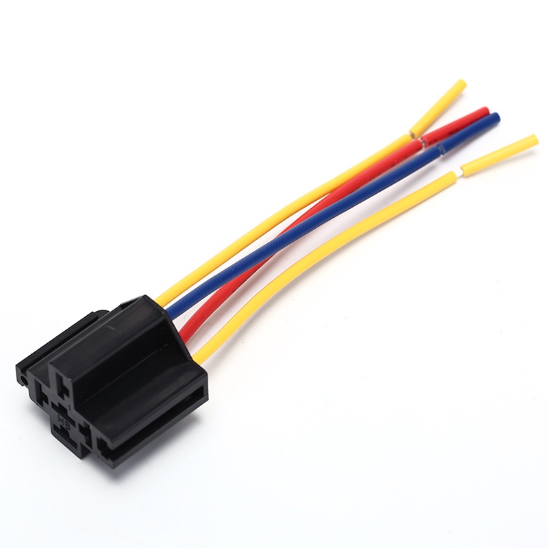 【Theredsunrisesiwy.id】1pc Waterproof prewired 4pin car relay harness holders 40A/12V with relay socket