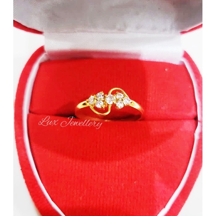 cincin emas muda + cincin wanita emas + cincin emas asli + cincin dewasa emas + perhiasan wanita emas