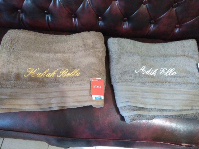 Bordir Souvenir + Handuk Mandi Evolution-fourline By Terry Palmer 70x140