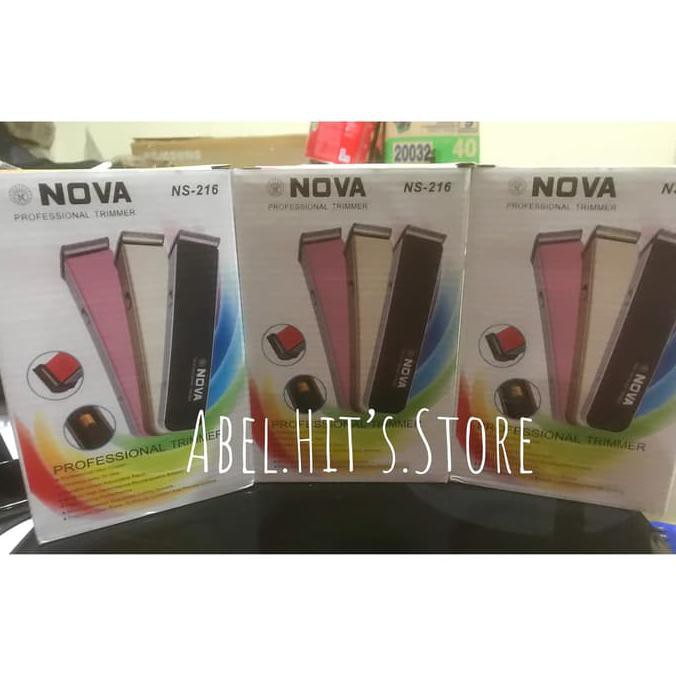 BAYAR DITEMPAT]] ALAT CUKUR RAMBUT MERK NOVA NS 216 LIMITED EDITION Kode 458