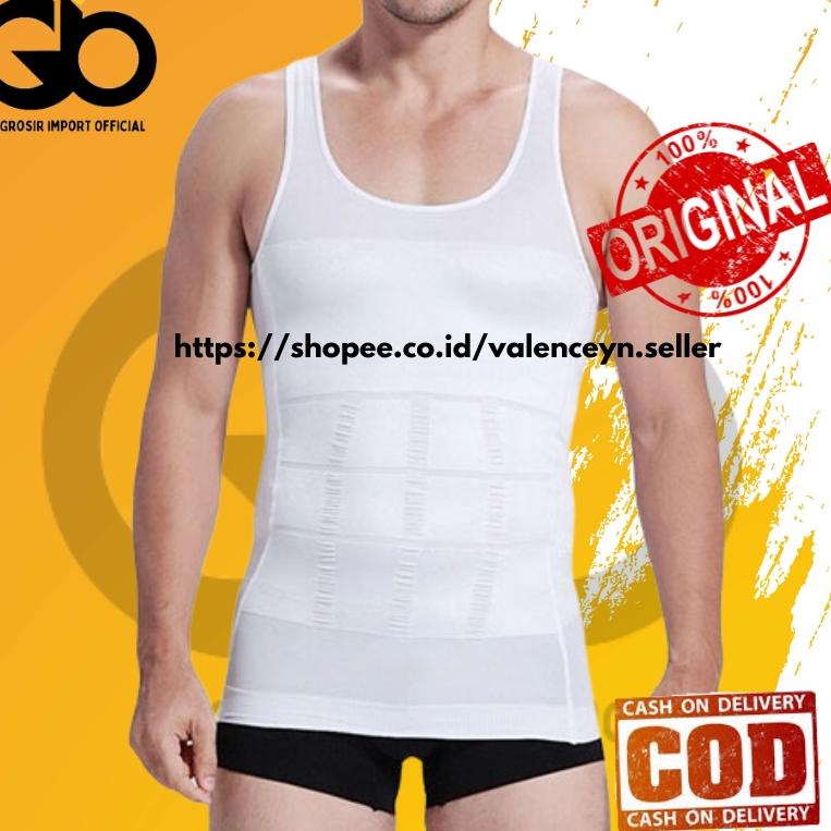 Kirim sekarang Korset Pria Baju Pelangsing Perut Pria Pakaian Pembakar Lemak Pengecil Perut Buncit S