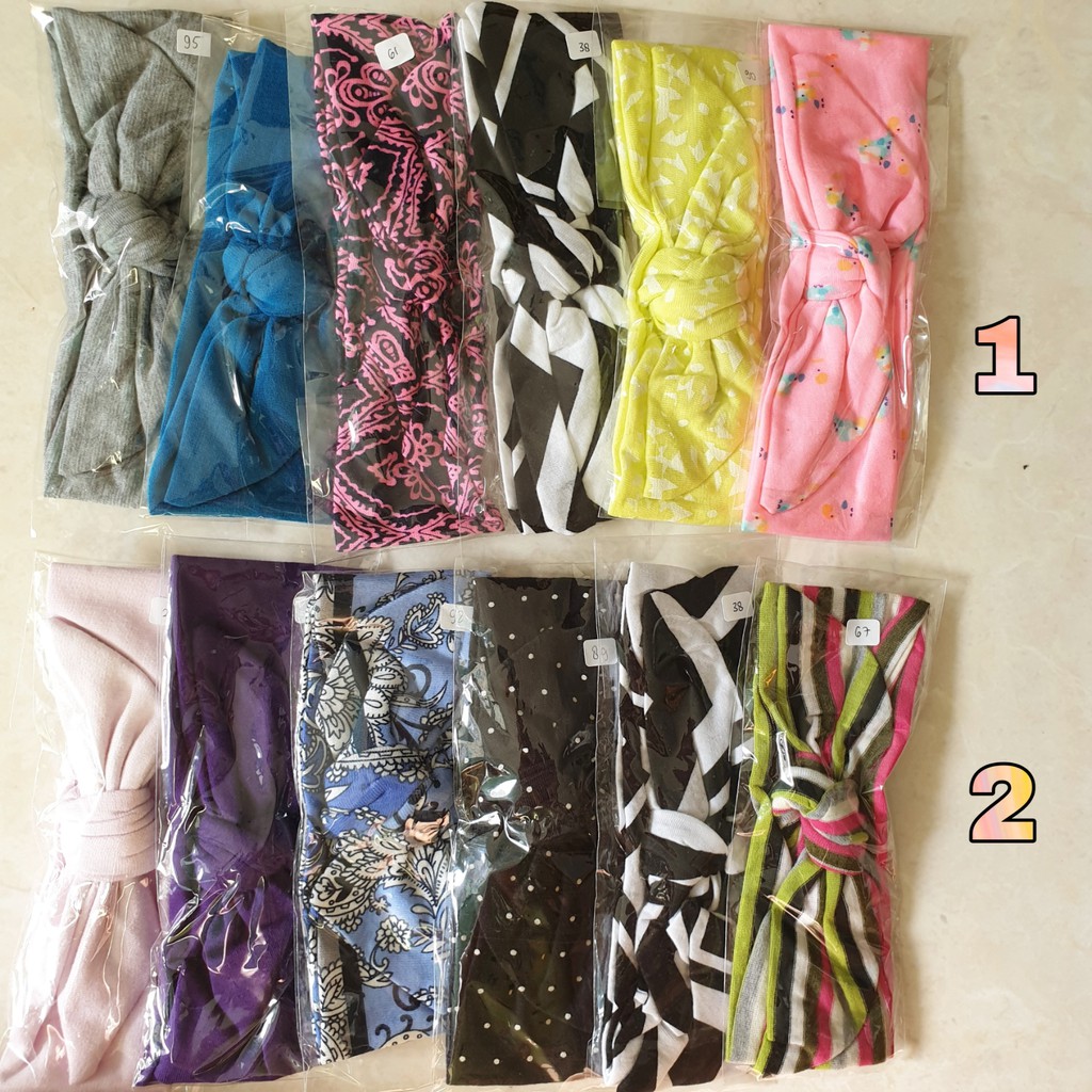 Beli 1 Gratis 1 Headwrap Headband Bandana Bayi