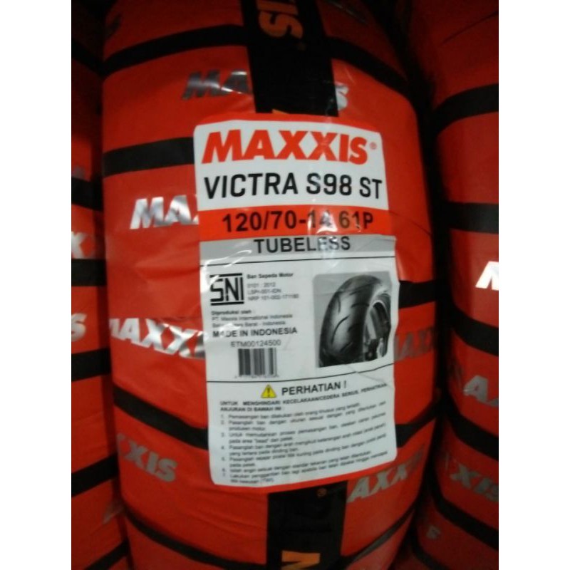 ban luar maxxis victra 120/70 14 tubles ban pcx belakang