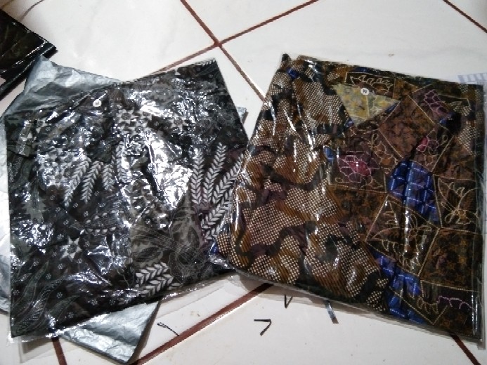 Bswart Batik Hrb026 Kenongo Hem Pendek Padi Pekalongan M L Xl Batik Pria Murah Modern Grosir
