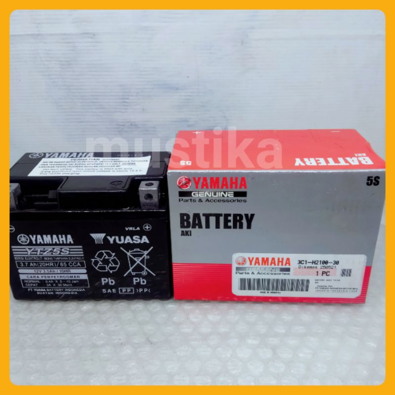 Accu Aki kering batre Battery motor Yamaha Vixion Mio m3 Fino fi all matick kode 3CI
