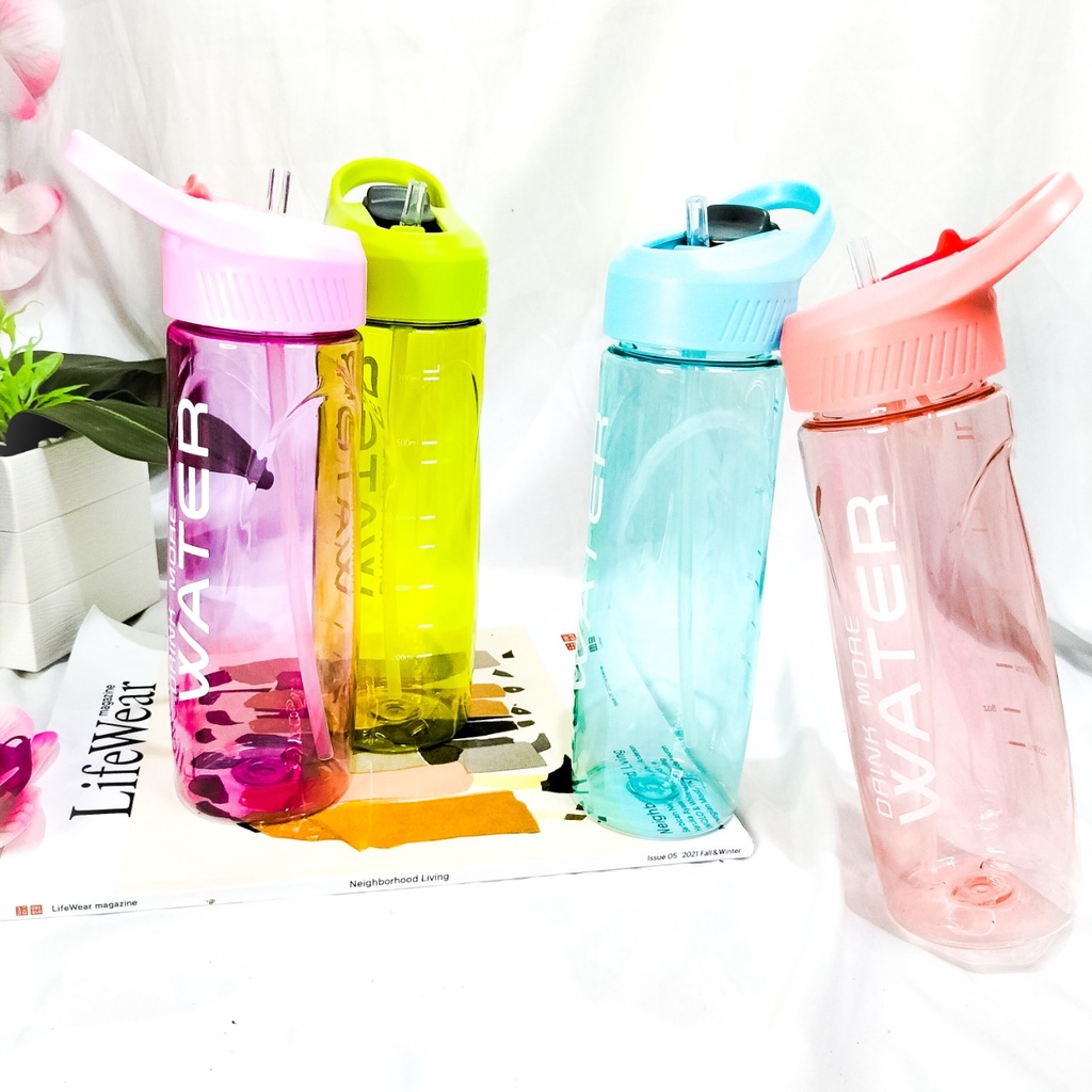 BEST SELLER!!! BPA FREE Free StickerBotol Minum DRINK MORE WATER