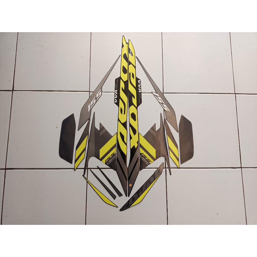 stiker motor yamaha aerox 155 2021 abu abu