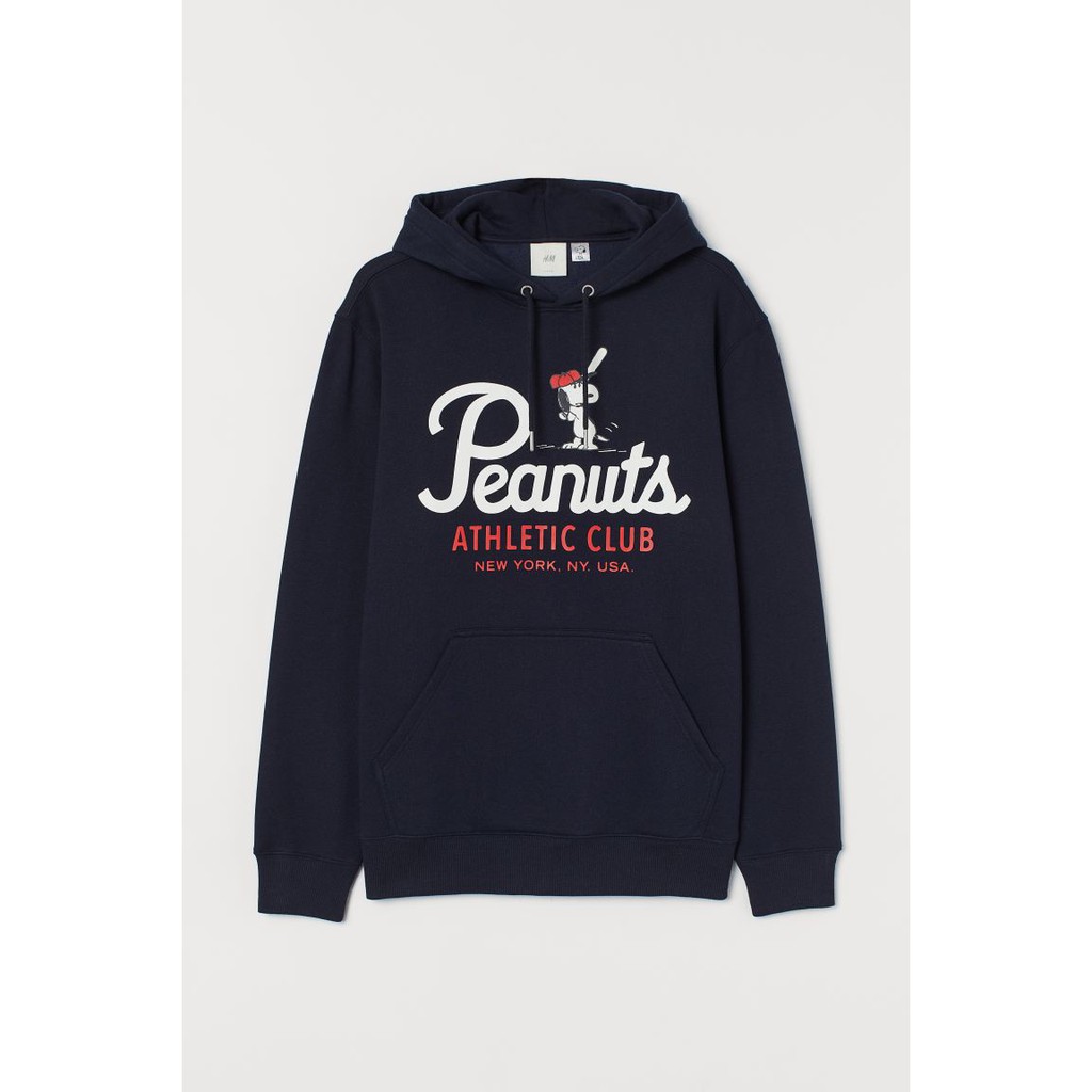 Hoodie Jaket H&M hnm Peanuts Athletic Club Original