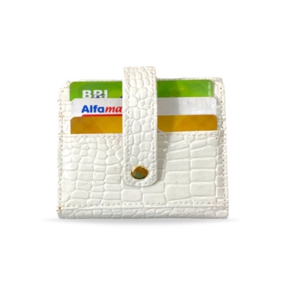 MEIMEISHOP LAVA CARD HOLDER CROCO FASHION WALLET CREDIT CARD HOLDER MINI WALLET LOKAL BATAM