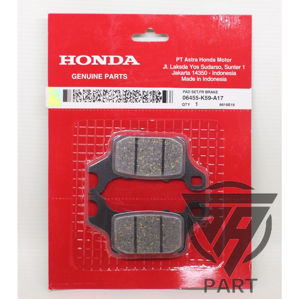 Dispad Depan HONDA VARIO 150 TH 2018 06455-K59-A71