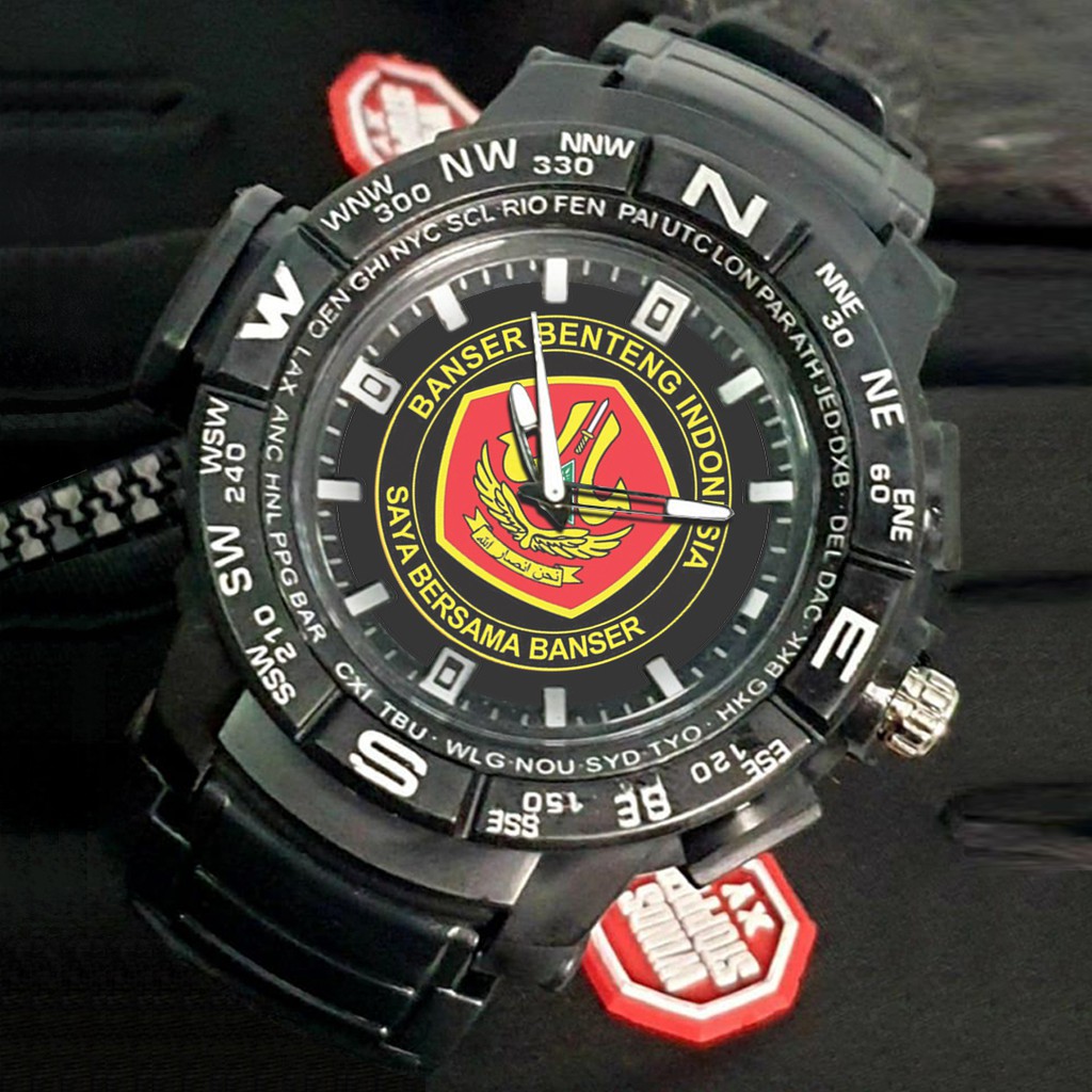 (EXCLUSIVE) Jam Tangan BANSER motif 3 Sport Bagus