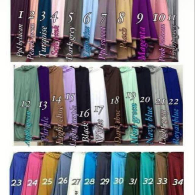 Mukena Malaysia Telekung Arafah Viscose