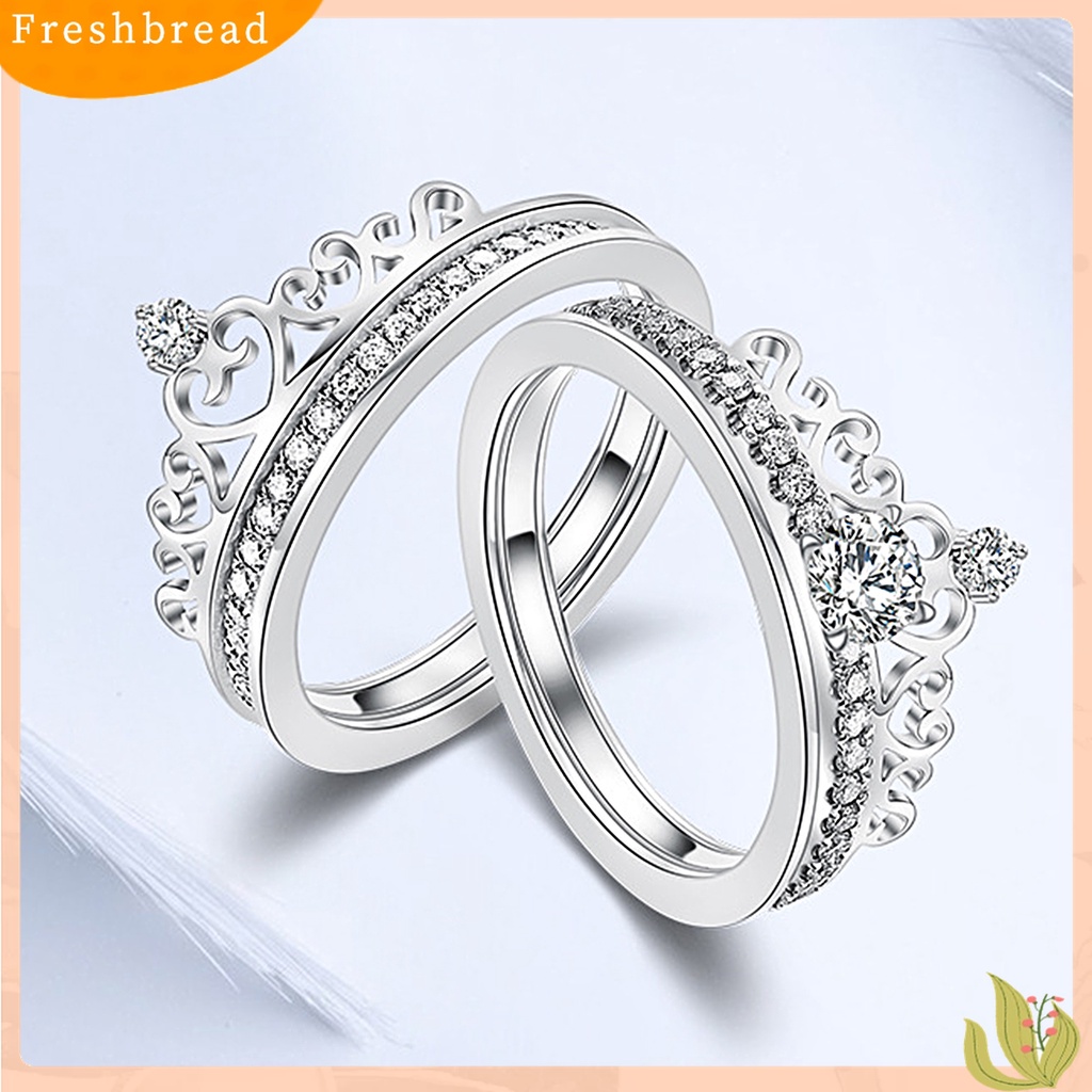 Terlaris Alloy Ring Solid Detachable Crown Detachable Crown Ladies Ring for Wedding