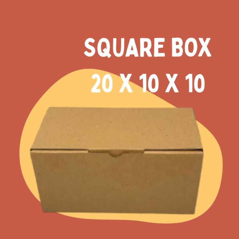 

SQUARE BOX / KARDUS PACKING 20x10x10 / SQUARE BOX / KARDUS KADO DIE CUT