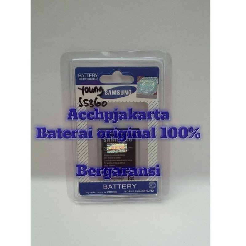 Baterai Samsung Young / S5360 Original SEIN 100% / Baterai Batre Battery Samsung Galaxy Young Ori