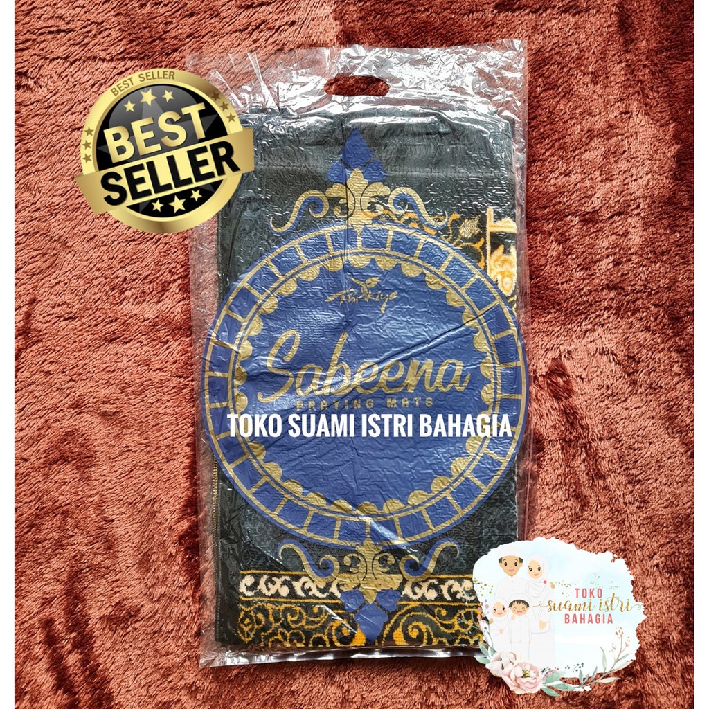 Sajadah Sabeena Kiswah 70 x 110 Cm Dewasa Tebal Turki Halus Premium