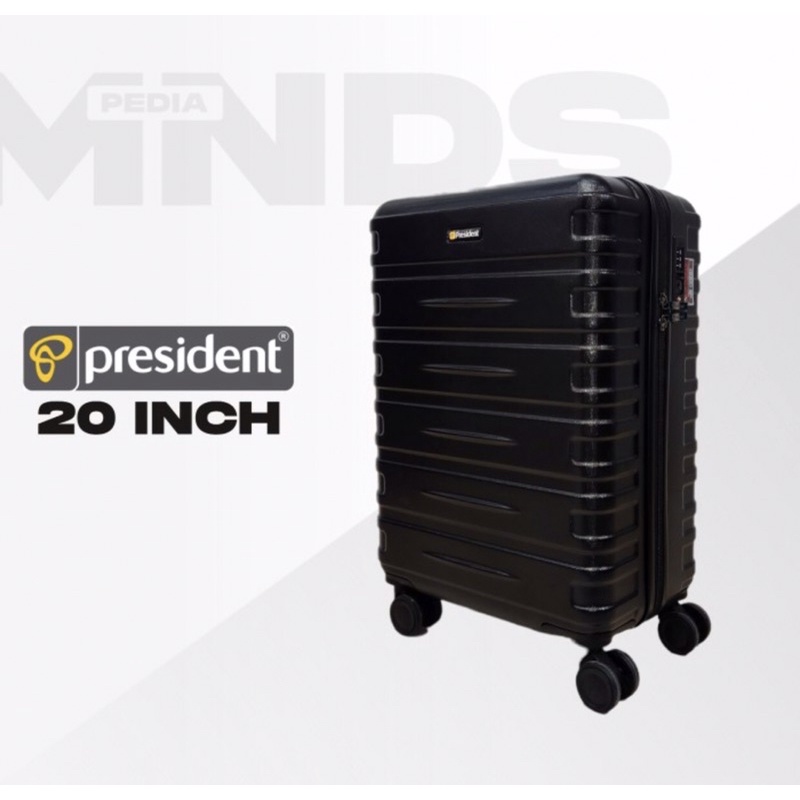 Koper 20 Inch President PAE153 Kabin TSA Double Zipper Anti Theft