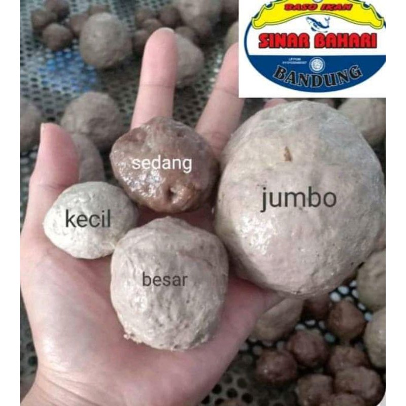 

Setengah ball baso jumbo/mohai/rudal