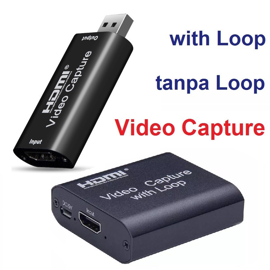 Video Capture HDMI USB Card Streaming Untuk PS4 Game Youtube Recording