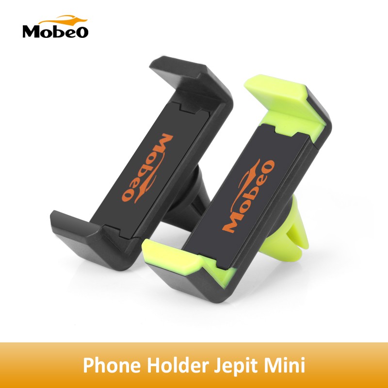 

Mobeo Car Phone Holder Jepit Mini Car Phone Holder Clip Dudukan Smartphone AC Mobil