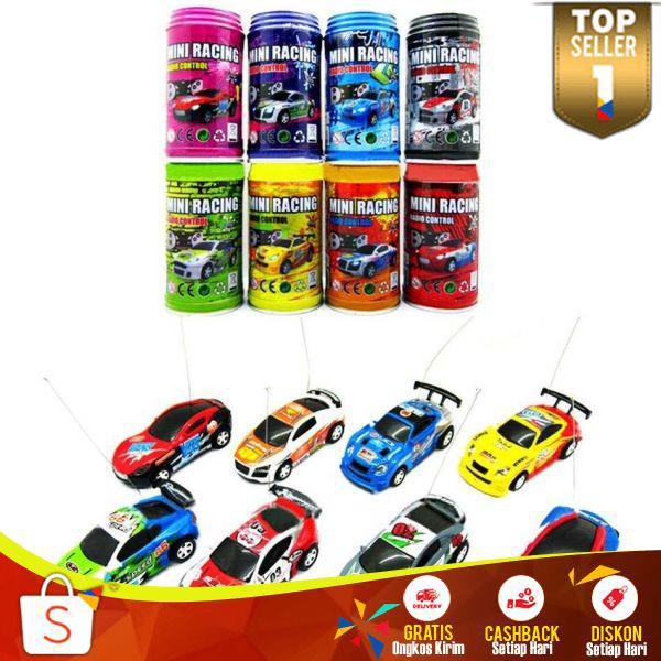 Remote Control Mobil RC Keren Car Kemasan Kaleng Coke Unik Remot Kontrol Sporty Nyaman Digunakan