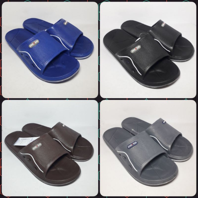 SANDAL SLOP PORTO SIZE 38-43, SANDAL SLOP PRIA WANITA DEWASA