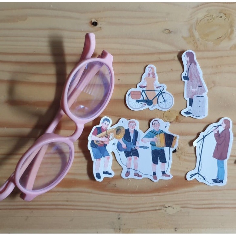 Journaling Deco - Human Activity Sticker HA-01 (10pcs)