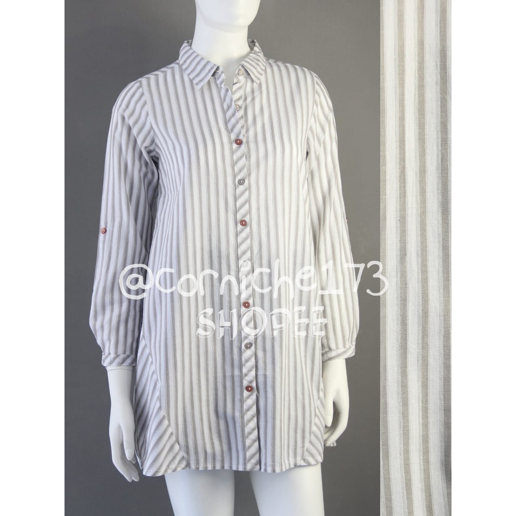 Corniche Vicky Shirt Off White - TH231128