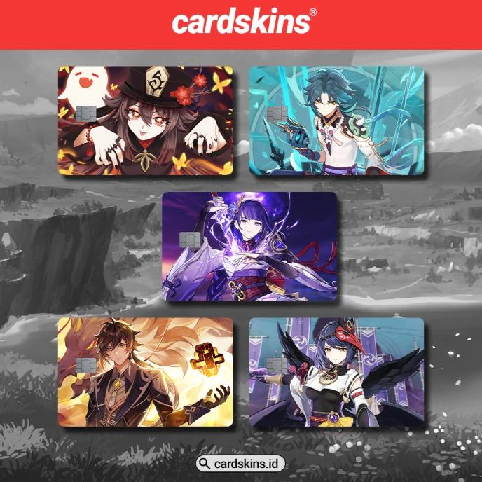

(BISA COD) (PT1) GENSHIN IMPACT SPECIAL HOLOGRAM | Skin/Sticker Kartu ATM TERPERCAYA Kode 1385