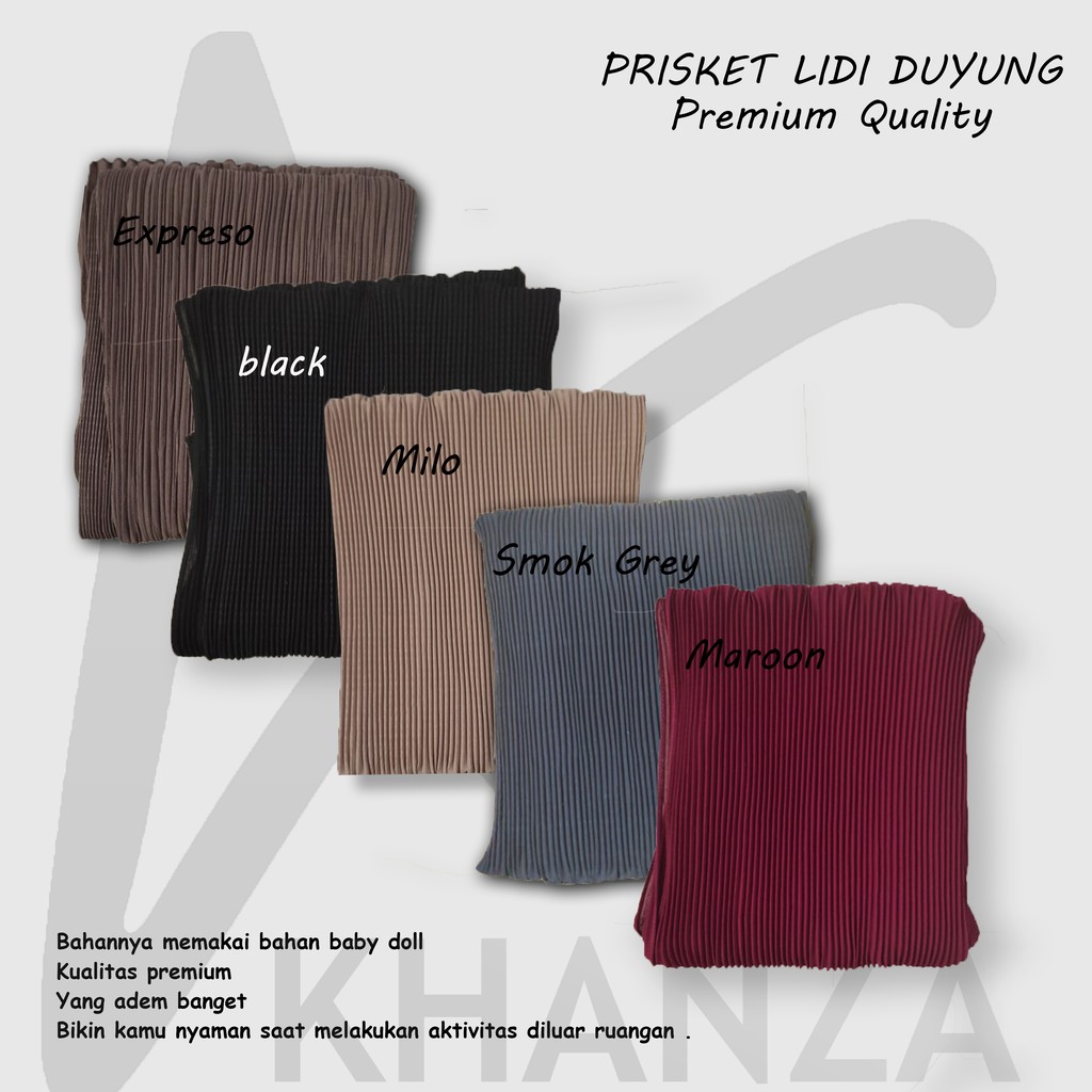 PASHMINA PLISKET LIDI DUYUNG PREMIUM//CERUTY BABYDOLL//PLISKET DUYUNG//PLEATED SHAWL