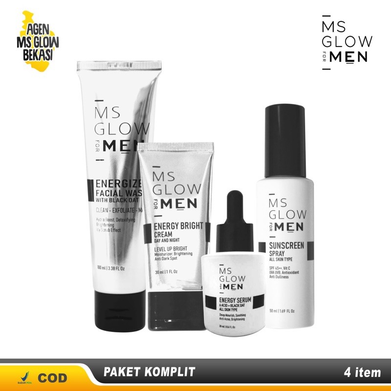 PAKET MS GLOW FOR MEN / SKINCARE PRIA