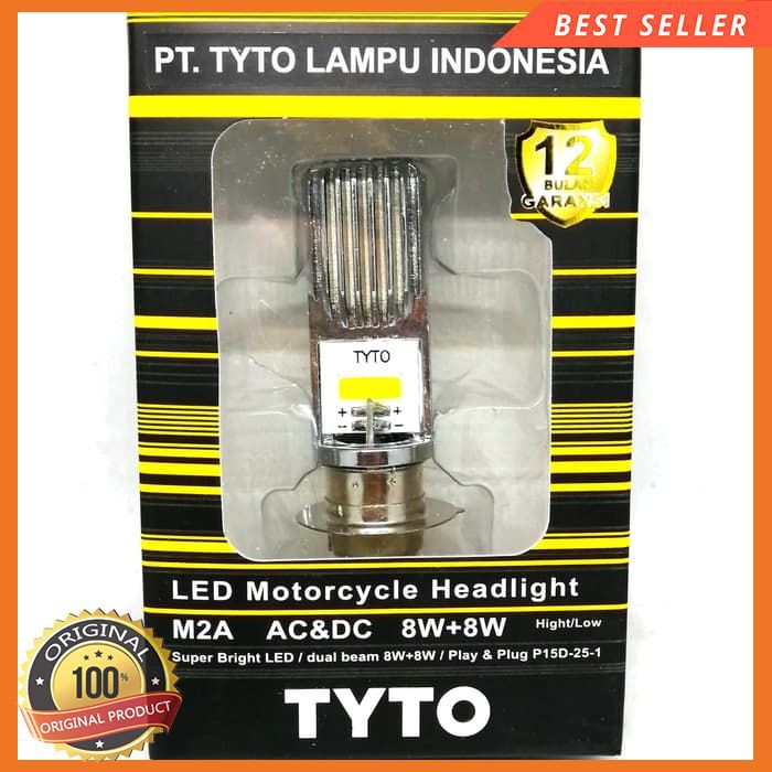 Lampu Depan Dop LED Putih Tyto Motor Bebek Supra Revo Jupiter Z Revo