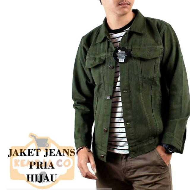 Jaket Jeans Sandwash Hitam / Jaket Jeans Pria Murah BEST SELLER